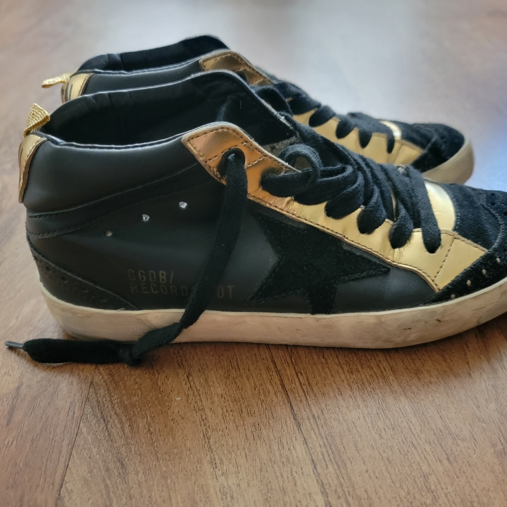 Golden Goose Records High-Top Sneakers - Picture 4 of 7